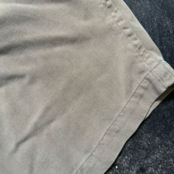 Tommy Bahama Men's Vintage 90s Relaxed Fit Chino Shorts Tan Size 38 100% Silk - Picture 8 of 16